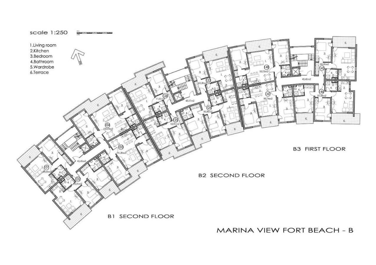 Magical Apartment In Marina View Fort Beach スヴェティ・ヴラス エクステリア 写真